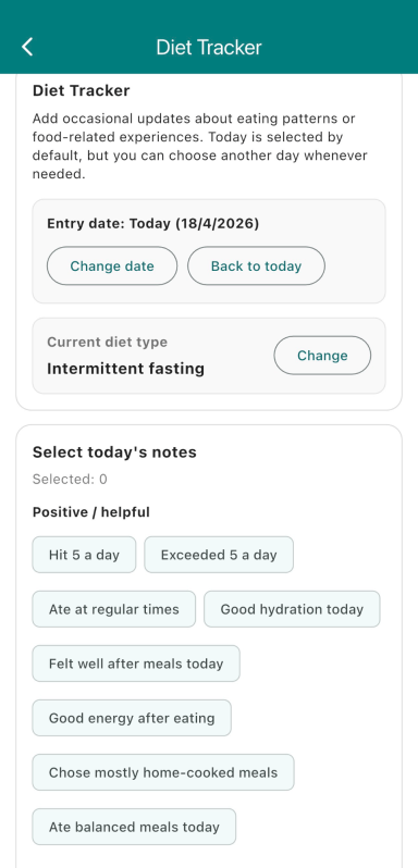 Diet Tracker